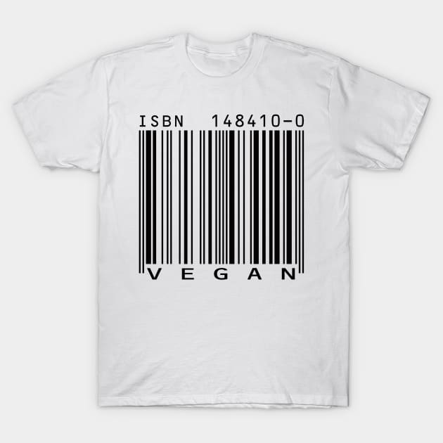 Vegan Barcode T-Shirt by Bugsponge